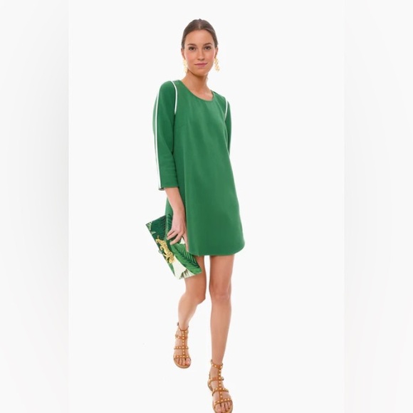 slim fit dress slacks Green Embellished Aurelie Shift Dress main image 0